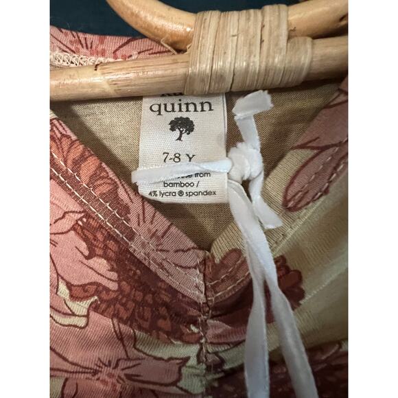 NWT Kate Quinn Retro Floral Short Sleeve Twirl Dress Bamboo 9/10 - Picture 3 of 5